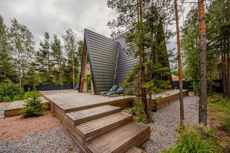 A-frame коттедж рядом с п. Воейково