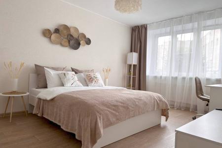 Satin home Colos||Уютная евродвушка с парковкой 15 минут до центра