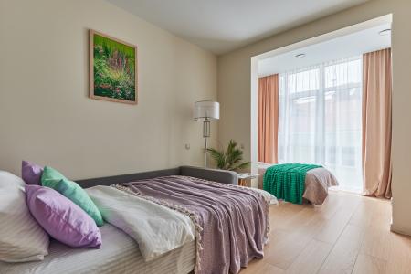 Студия на берегу моря в элитном ЖK &laquo;Белый Дворец&raquo;с размещением до 3-х человек, до моря 5 мин. пешком