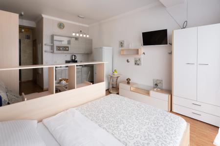 Однокомнатные Апартаменты в 10 минутах пешком до моря