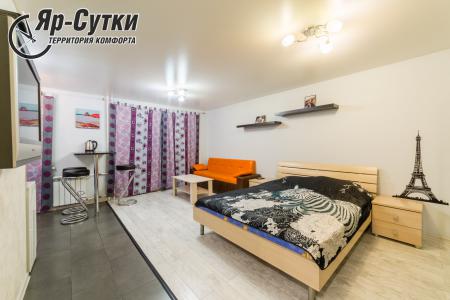 Квартира-студия с евроремонтом в центре с огороженной территорией. Без комиссии. Фотографии реальные