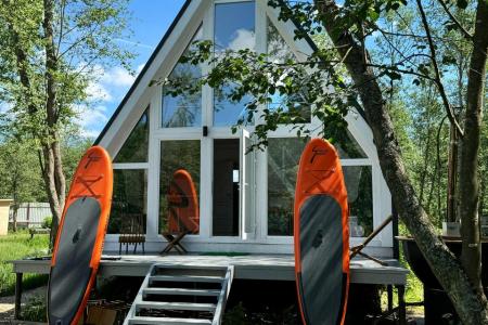 6-местный дом с чаном на берегу реки