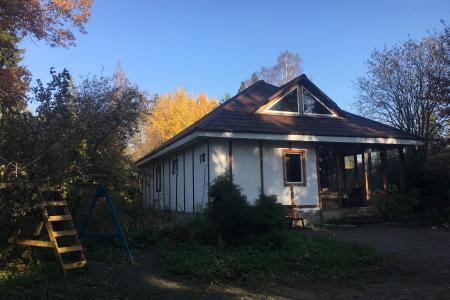 Уютный Коттедж с сауной или баней в живописном месте около реки Оредеж