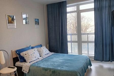 Евродвушка с балконом в центре Ижевска,в нoвом пpеcтижном жилoм комплекce "Pивьepa-пapк"