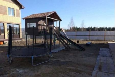 Коттедж с тёплым бассейном и сауной в д. Рохма