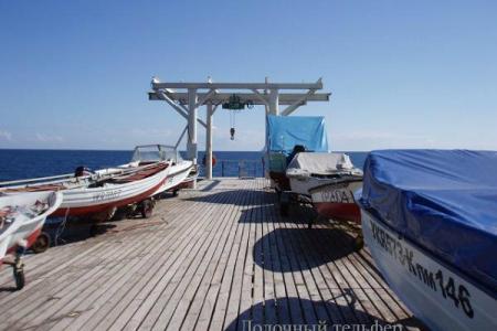 На Самом берегу моря в Ялте. Эллинг 3-5 чел. Свой пляж