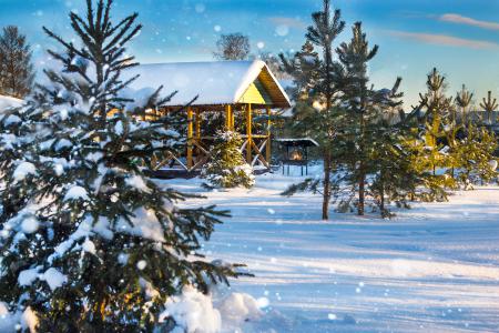 Дом с Русской баней на реке