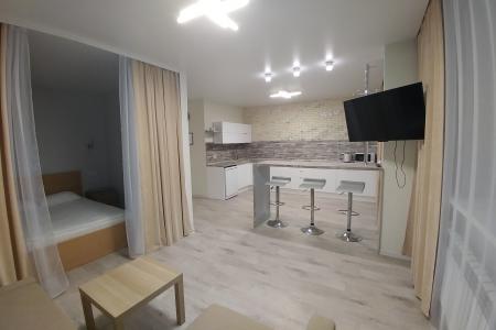 Квартира-студия с дизайнерским ремонтом