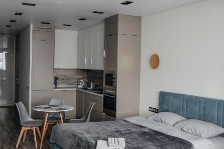 Шикарная студия с кондиционером и посудомоечной машиной от Аликорн24