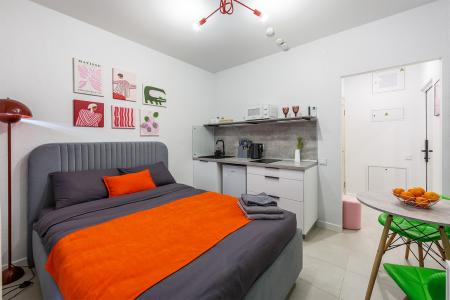 Дизайнерская студия с атмосферой отеля