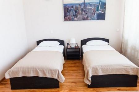 Однокомнатная квартира с двумя раздельными кроватями