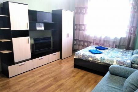 Однокомнатная квартира с отличным ремонтом у речного