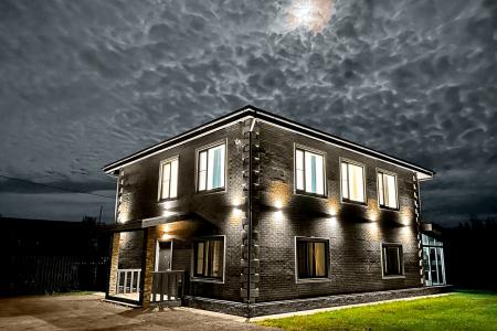 Загородный дом с сауной рядом с озером Кипень