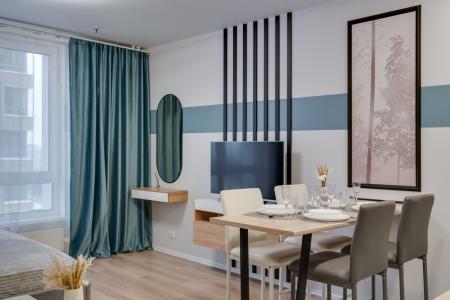 Квартира-студия, 28 м², 2 кровати